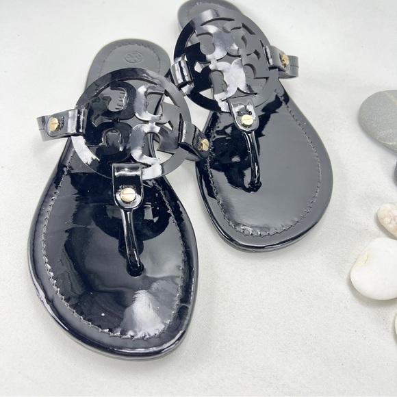 Like NEW Miller Patent Leather Sandal 9M by Tory Burch (TB-P-9-11) - Picture 3 of 12